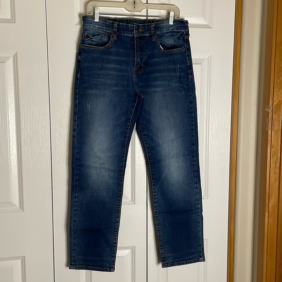 AERO Straight Denim Jeans, Men’s Waist 32, Blue - Picture 1 of 8
